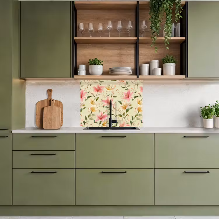 Revestimiento cocina - Lirios - Sereno - Colorido — 7
