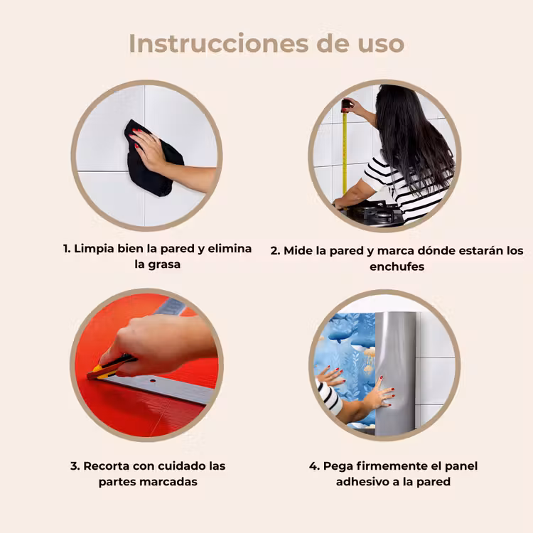 Revestimiento cocina - Ballenas - Océano - Azul — 8