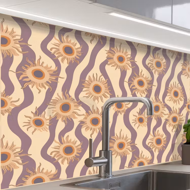 Revestimiento cocina - Bohemio - Vibe - Lavanda púrpura — 1
