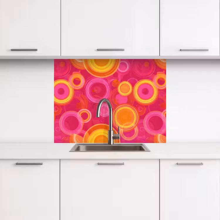 Revestimiento cocina - Círculos - Diseño - Colorido — 3
