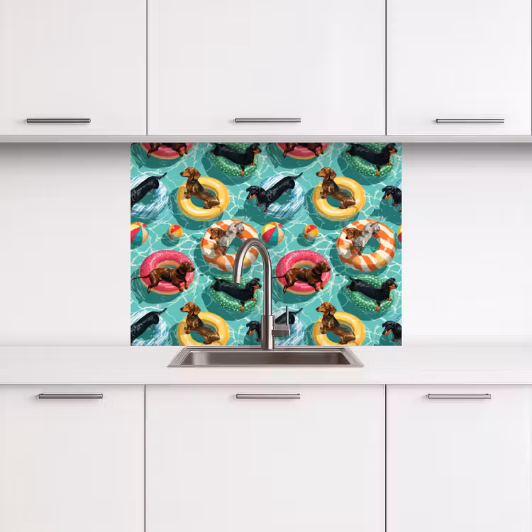 Revestimiento cocina - Teckel - Piscina - Colorido — 3
