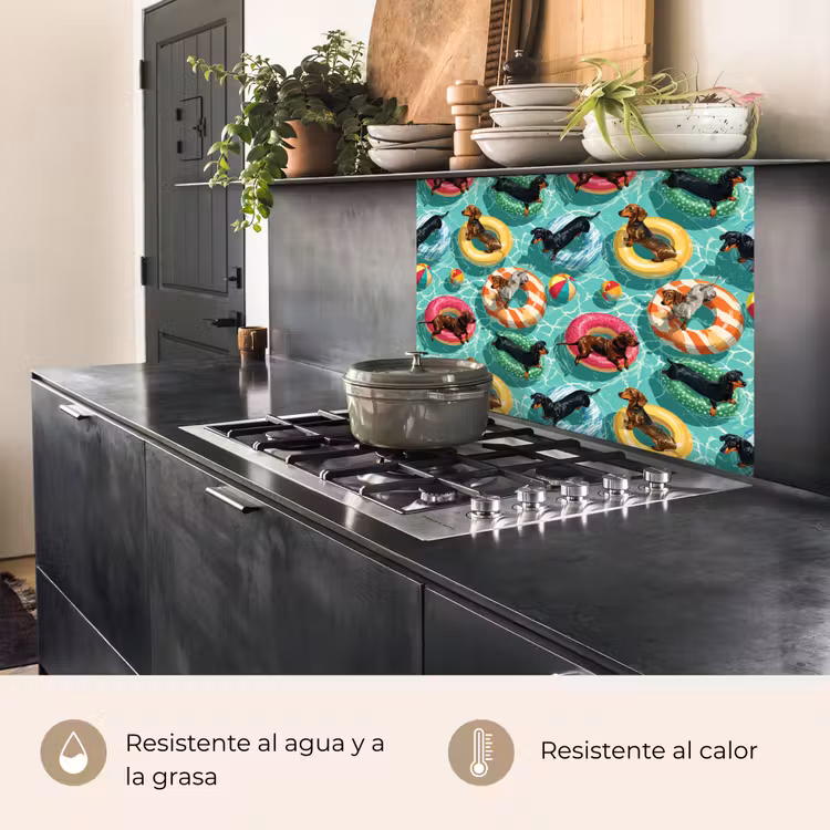 Revestimiento cocina - Teckel - Piscina - Colorido — 4