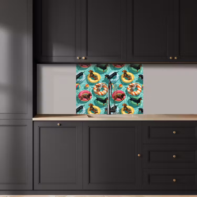 Revestimiento cocina - Teckel - Piscina - Colorido — 5