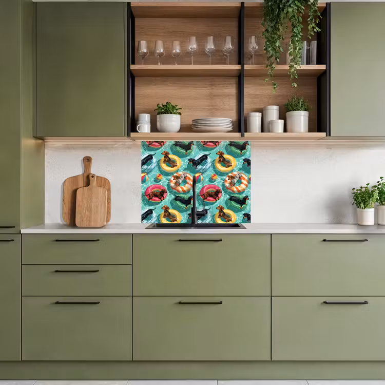 Revestimiento cocina - Teckel - Piscina - Colorido — 7