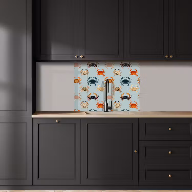 Revestimiento cocina - Cangrejos - Juguetones - Coloridos — 5