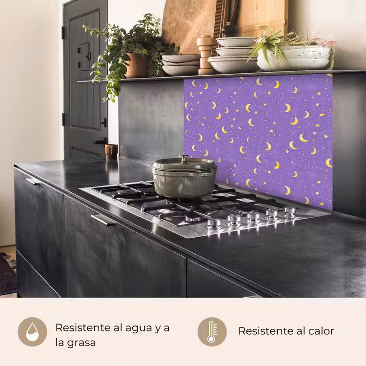 Revestimiento cocina - Crin - Estrellas - Morado — 4