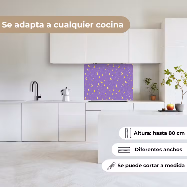 Revestimiento cocina - Crin - Estrellas - Morado — 6