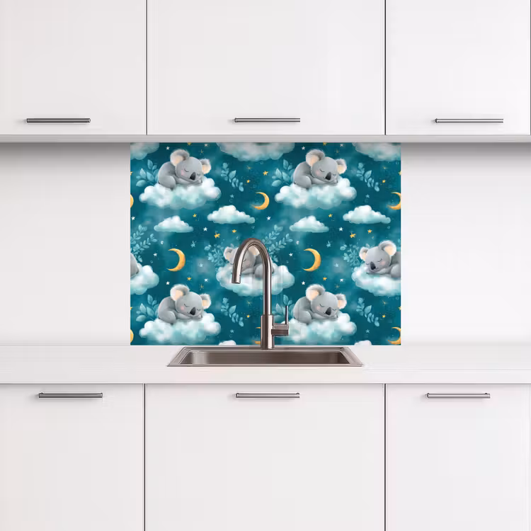 Revestimiento cocina - Koalas - Encantador - Azul — 3