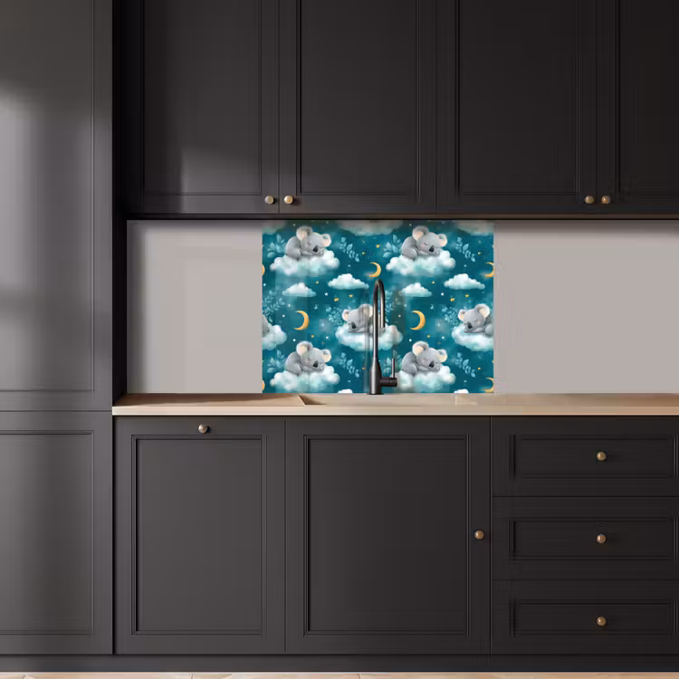 Revestimiento cocina - Koalas - Encantador - Azul — 5