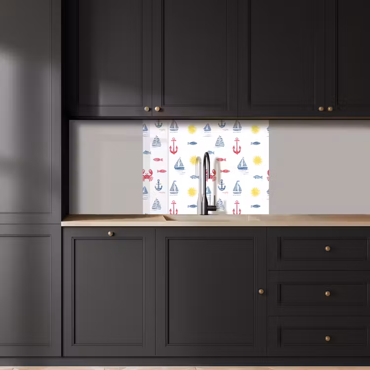Revestimiento cocina - Náutica - Ilustraciones - Colorido — 5
