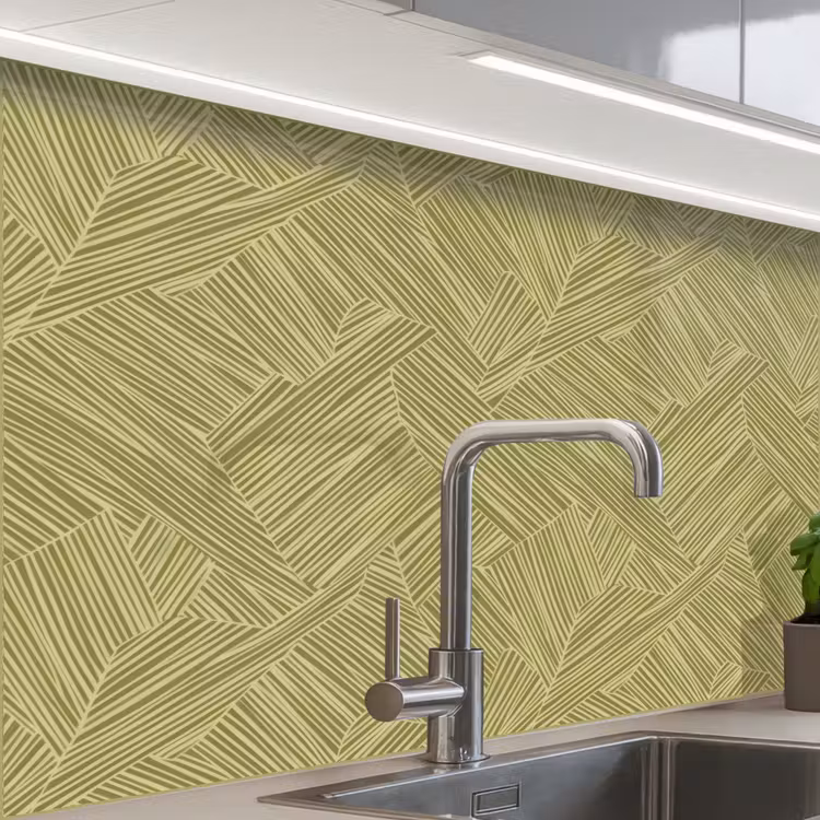 Revestimiento cocina - Abstracto - Moderno - Verde — 1