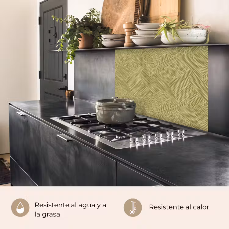 Revestimiento cocina - Abstracto - Moderno - Verde — 4