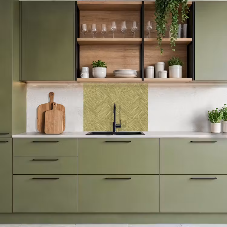 Revestimiento cocina - Abstracto - Moderno - Verde — 7