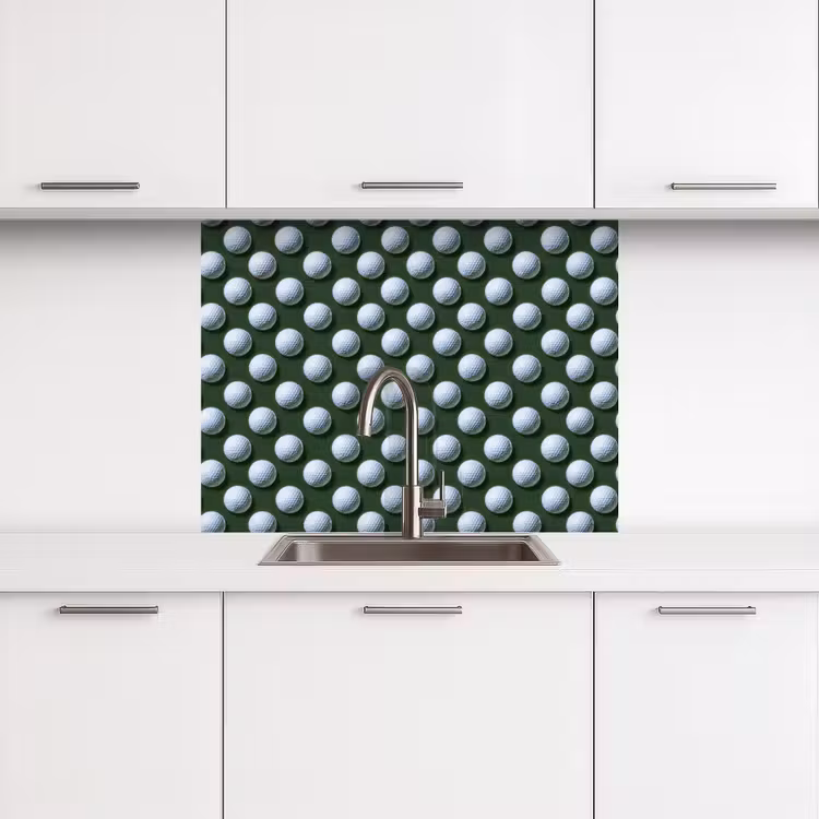 Revestimiento cocina - Bolas - Golf - Verde — 3