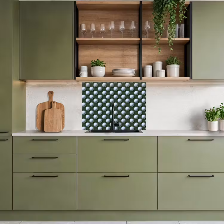 Revestimiento cocina - Bolas - Golf - Verde — 7