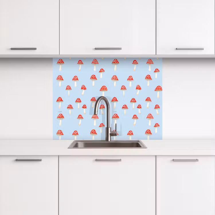 Revestimiento cocina - Champiñón -Tale - Azul — 3