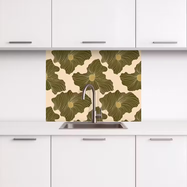 Revestimiento cocina - Moderno - Abstracto - Verde — 3