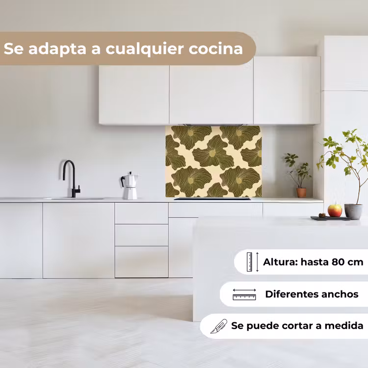 Revestimiento cocina - Moderno - Abstracto - Verde — 6