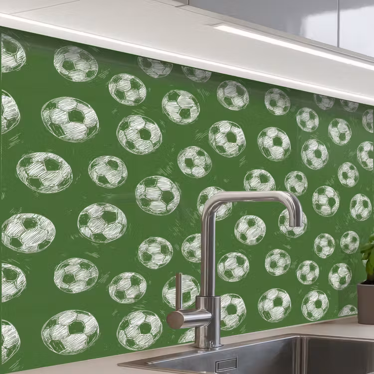 Revestimiento cocina - Fútbol - Deporte - Verde — 1