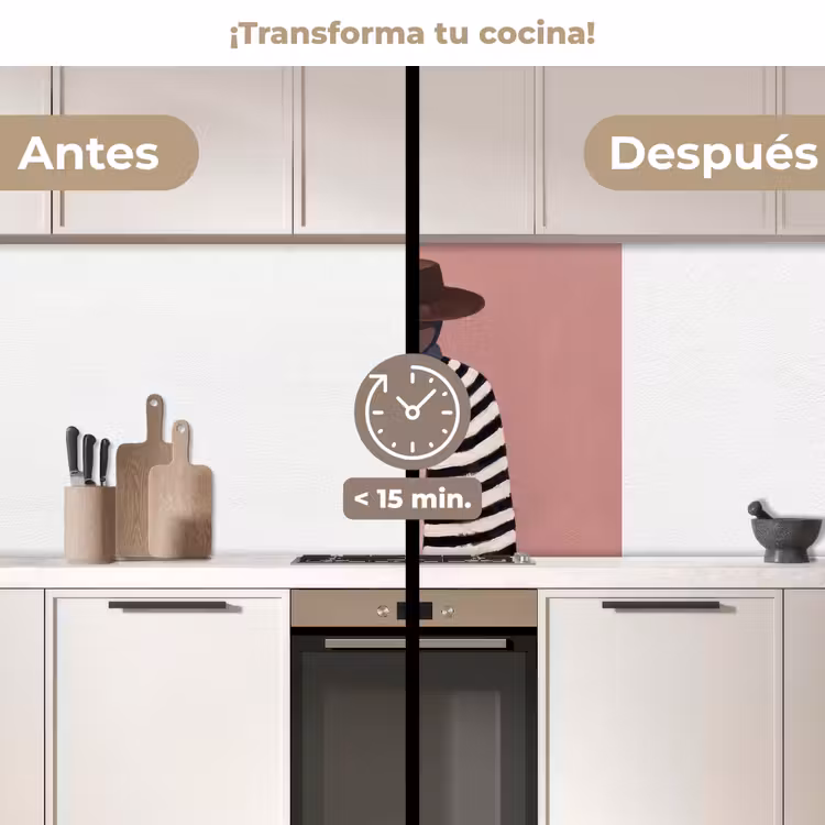 Revestimiento cocina - Gráfico - Mujer - Rosa — 2