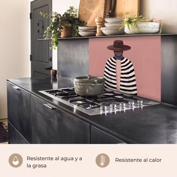 Revestimiento cocina - Gráfico - Mujer - Rosa — 4