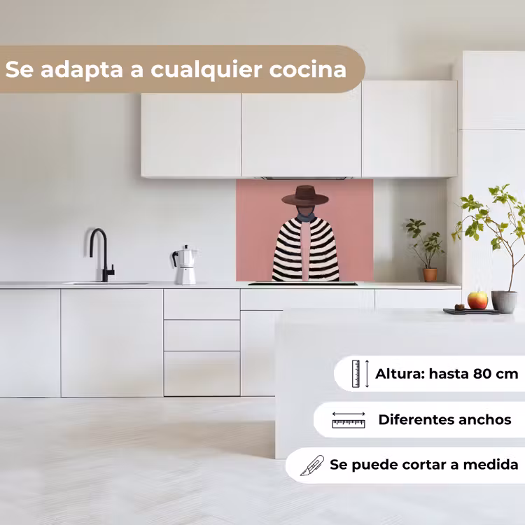 Revestimiento cocina - Gráfico - Mujer - Rosa — 6