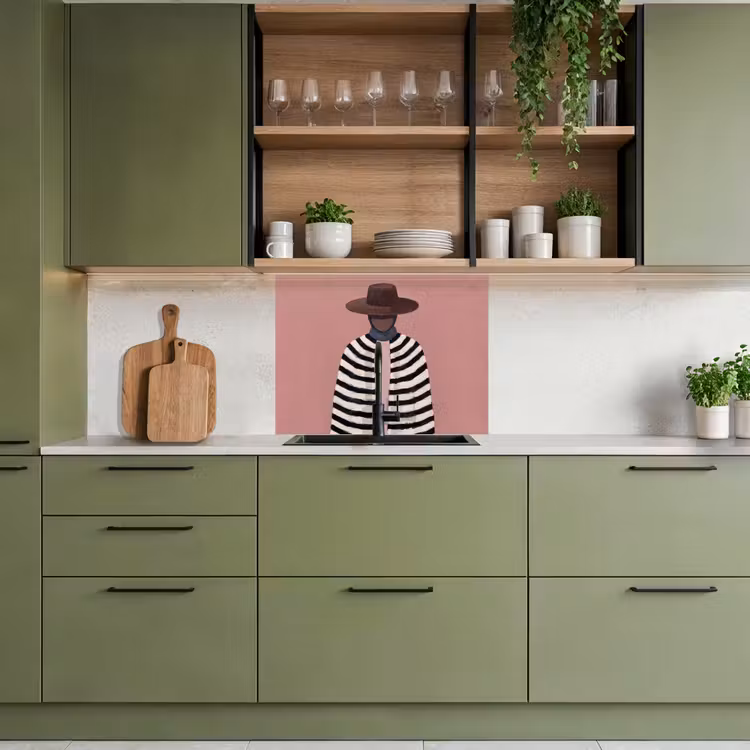 Revestimiento cocina - Gráfico - Mujer - Rosa — 7