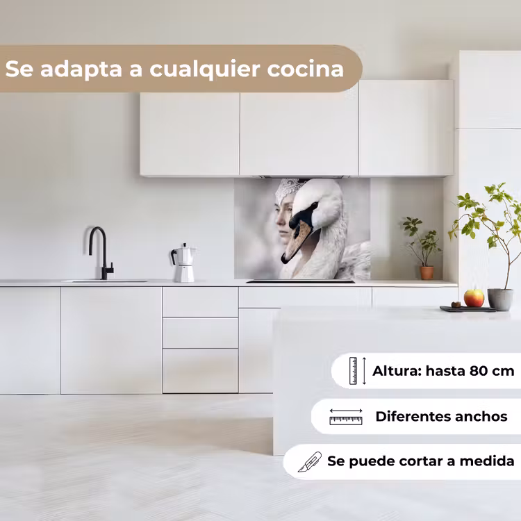 Revestimiento cocina - Mujer - Cisne - Blanco — 6