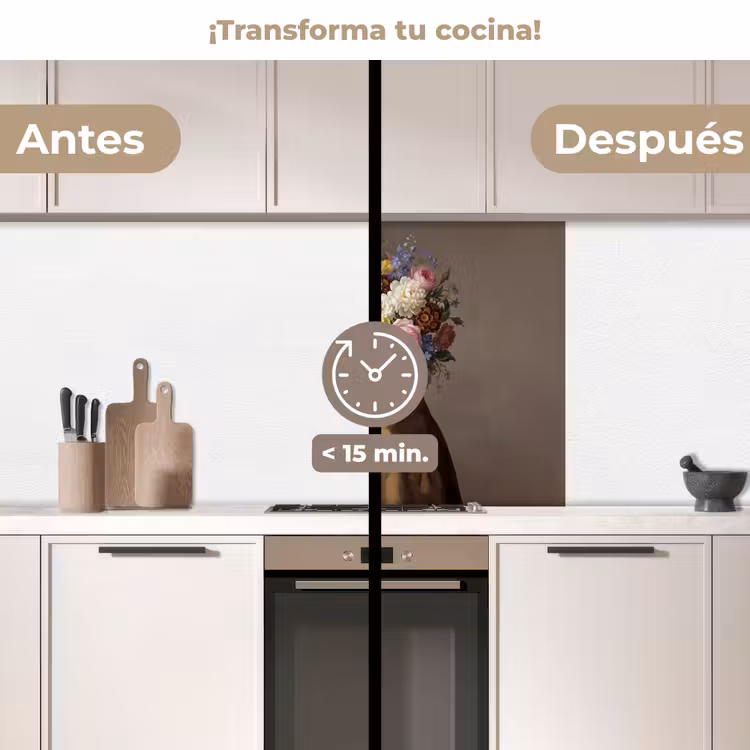 Revestimiento cocina - Obra maestra - Moderno - Colorido — 2