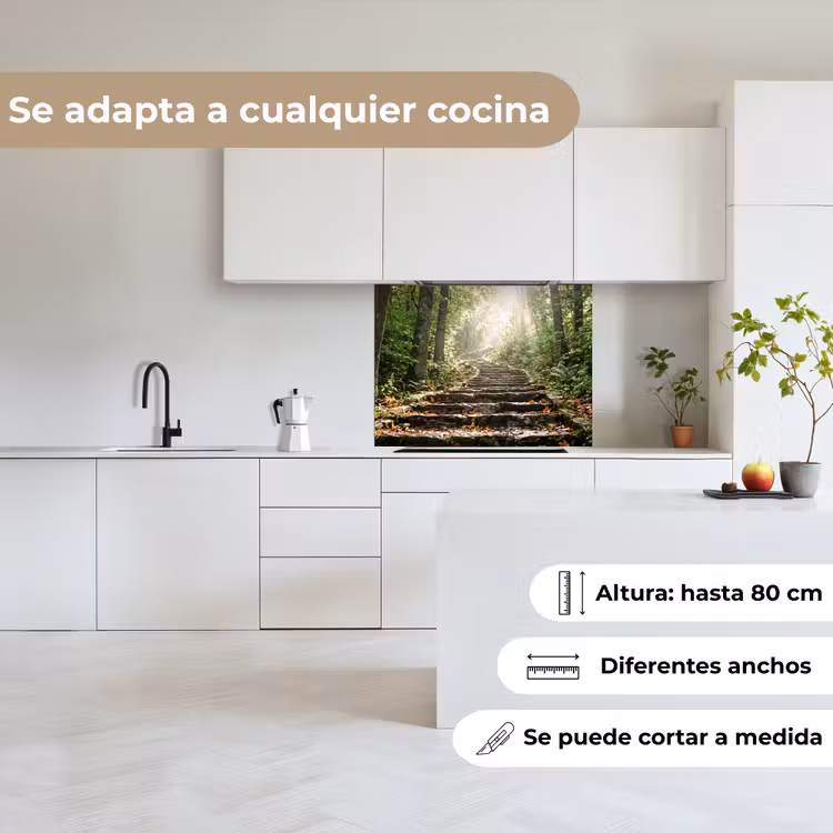 Revestimiento cocina - Piedras - Escaleras - Bosque - Naturaleza — 6