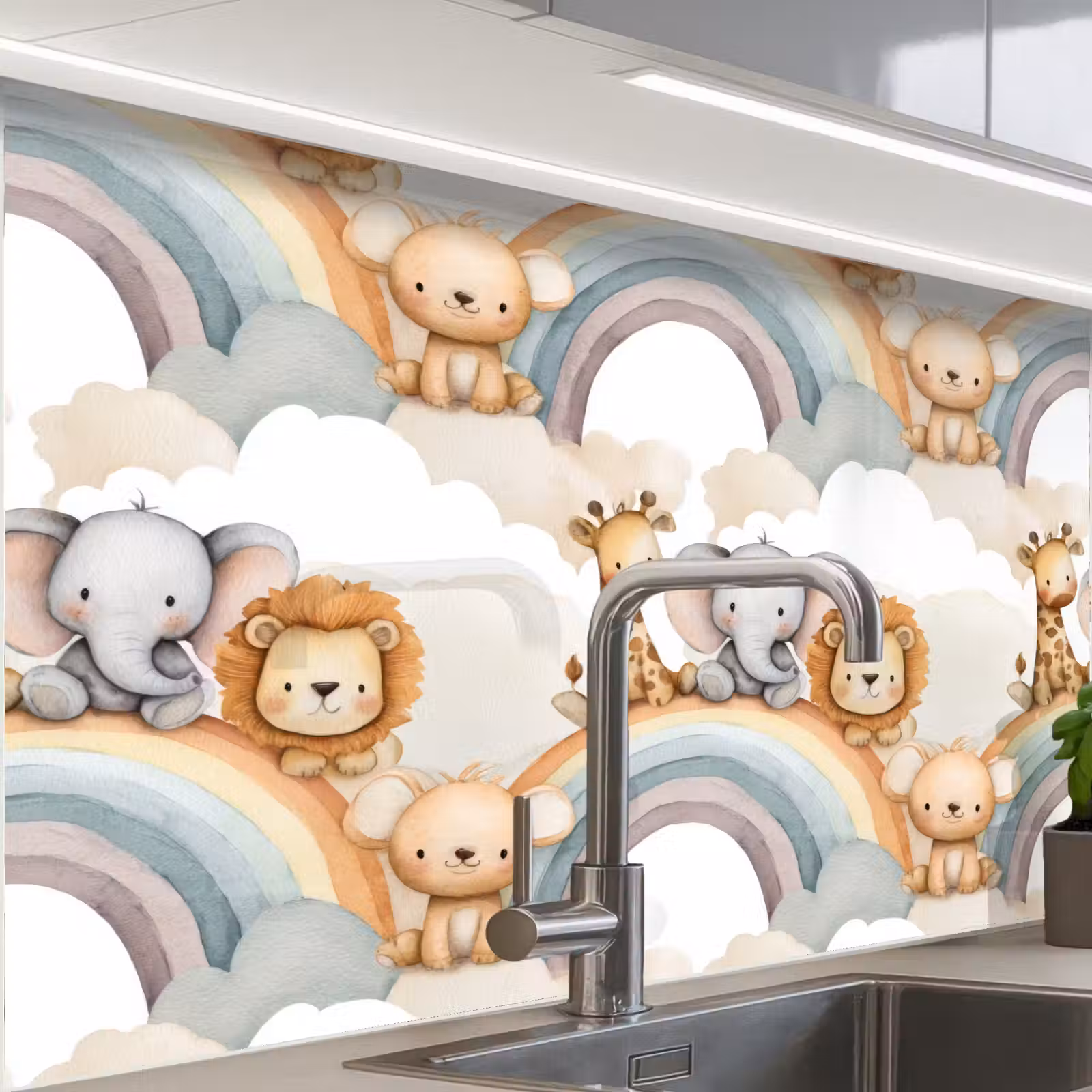 Revestimiento cocina - Safari - Arco iris - Colorido — 1
