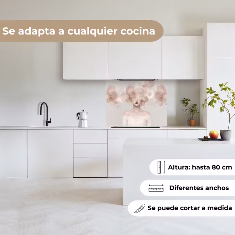 Revestimiento cocina - Mujer - Círculos - Beige — 6