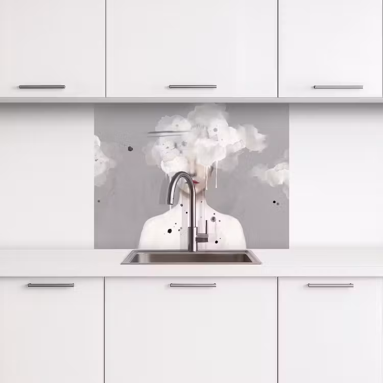Revestimiento cocina - Mujer - Nube - Gris — 3
