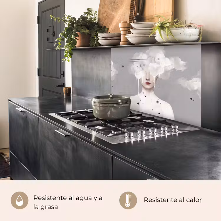 Revestimiento cocina - Mujer - Nube - Gris — 4