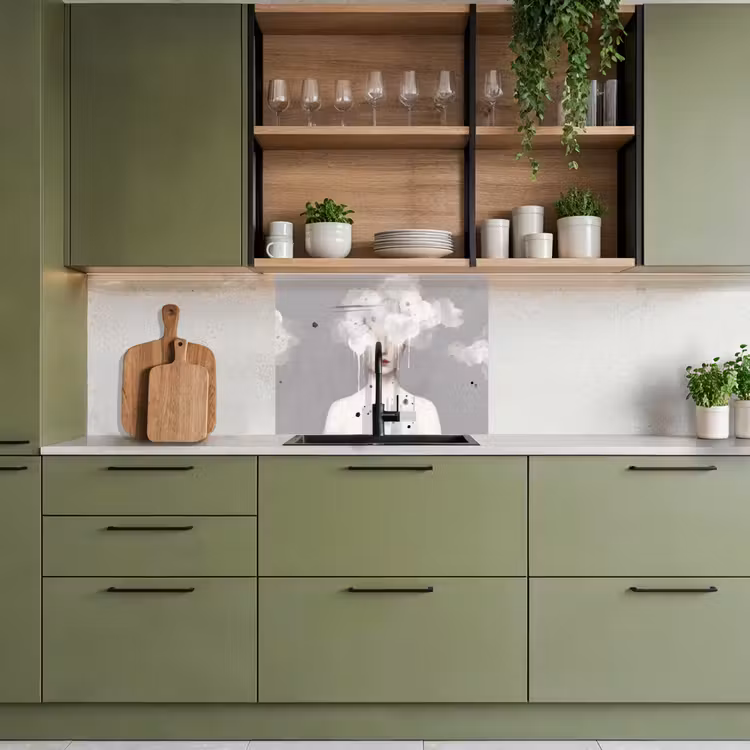 Revestimiento cocina - Mujer - Nube - Gris — 7
