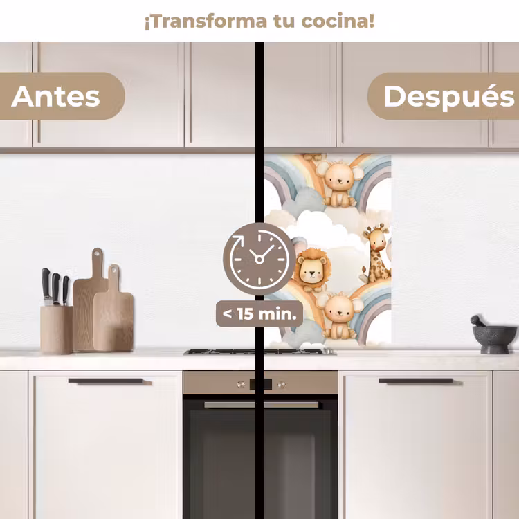 Revestimiento cocina - Safari - Arco iris - Colorido — 2