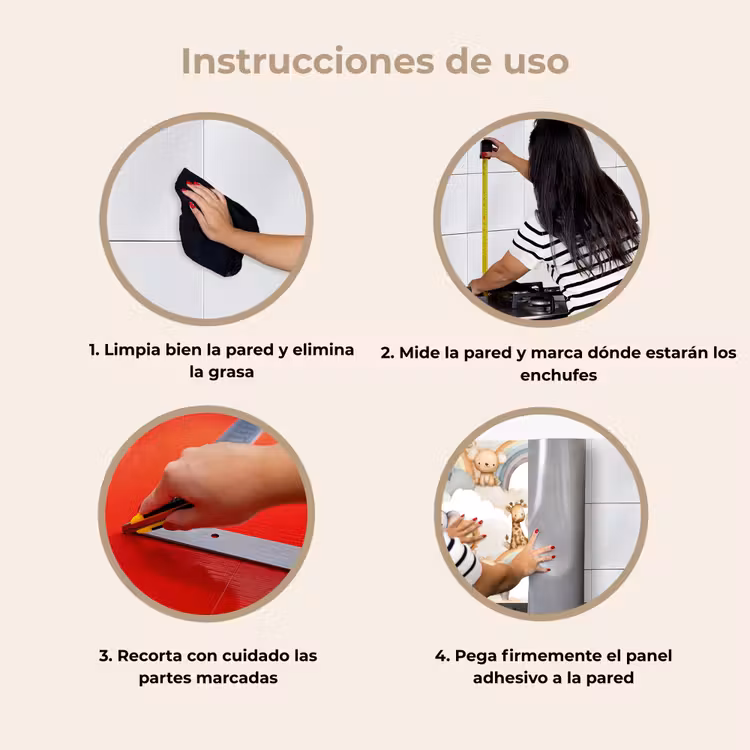 Revestimiento cocina - Safari - Arco iris - Colorido — 8