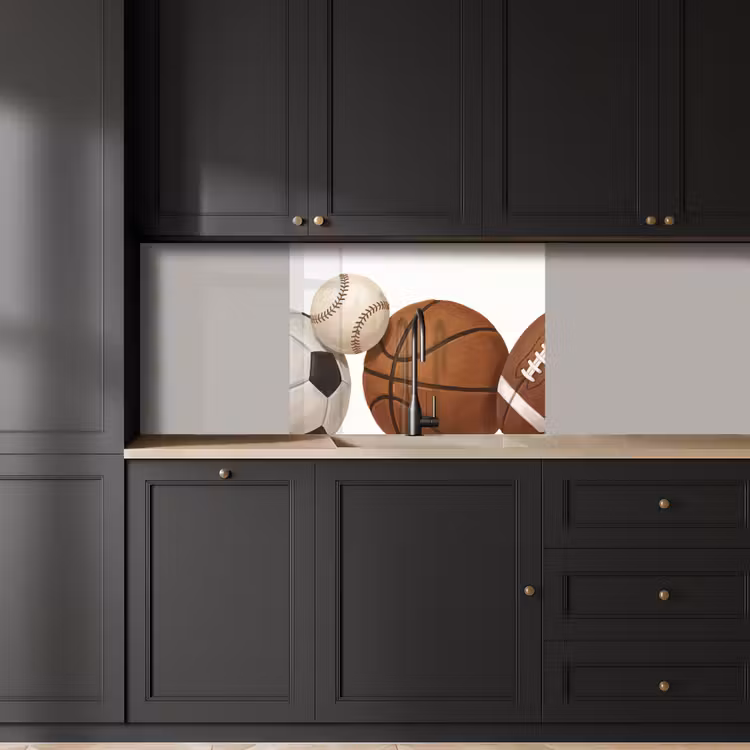 Revestimiento cocina - Deporte - Balones - Ilustración — 5