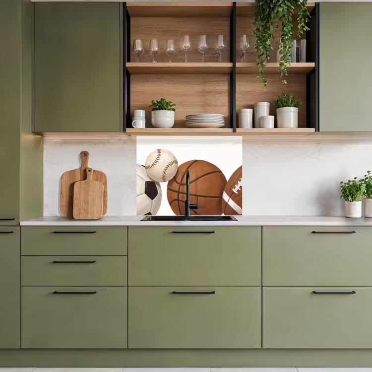Revestimiento cocina - Deporte - Balones - Ilustración — 7