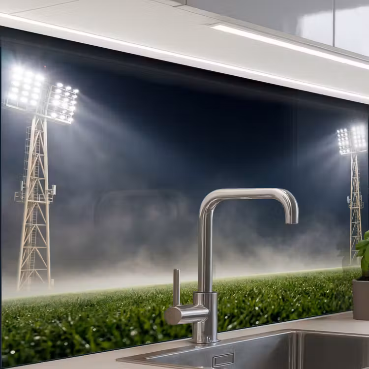 Revestimiento cocina - Estadio - Mástil de iluminación - Deporte - Noche — 1