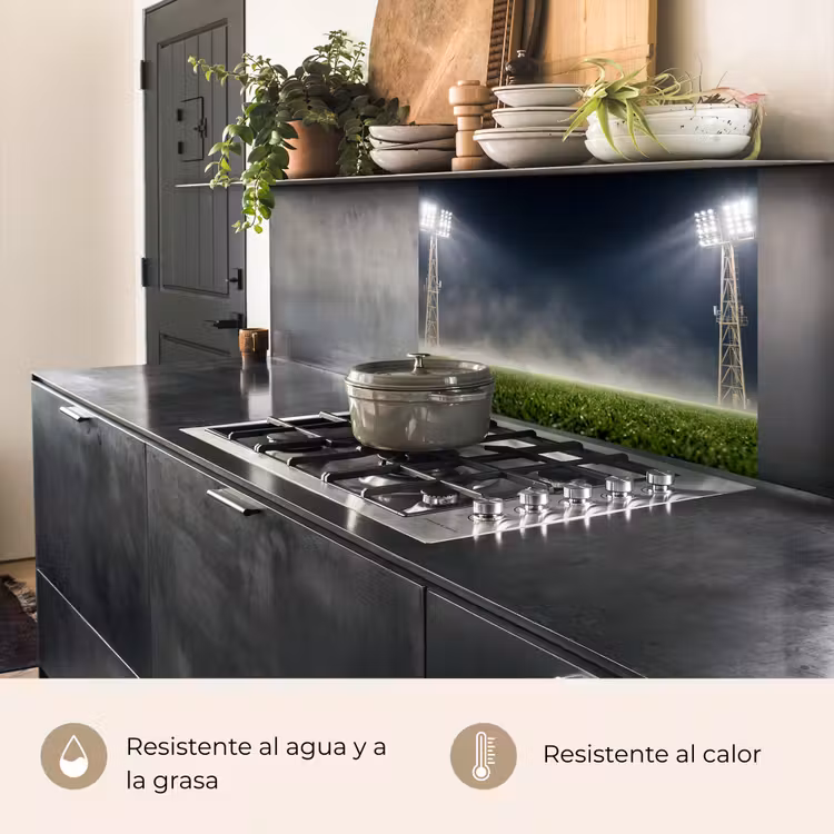 Revestimiento cocina - Estadio - Mástil de iluminación - Deporte - Noche — 4
