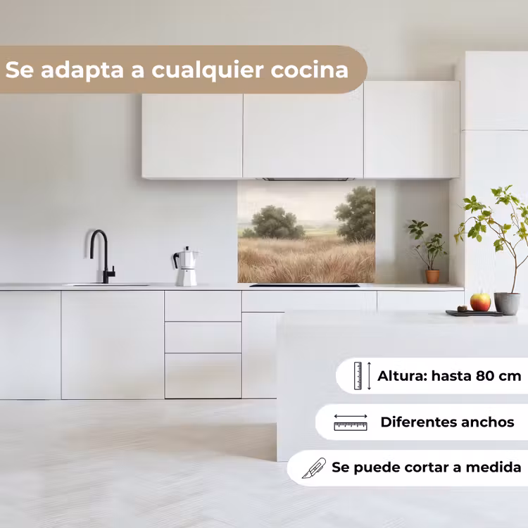 Revestimiento cocina - Paisaje - Minimalista - Beige — 6