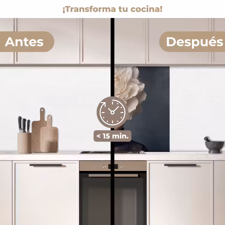 Revestimiento cocina - Retrato - Misterioso - Blanco — 2