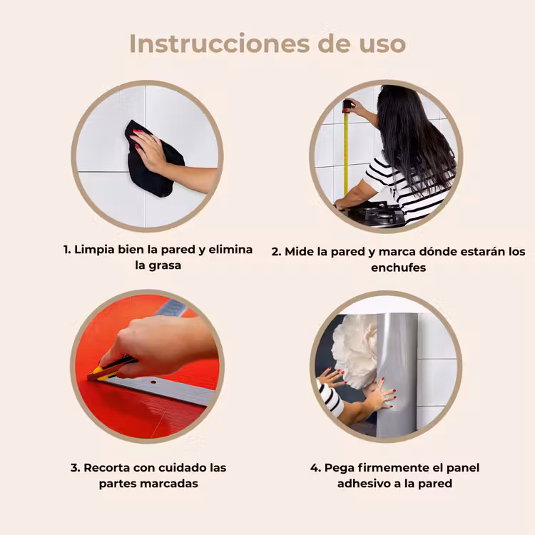 Revestimiento cocina - Retrato - Misterioso - Blanco — 8