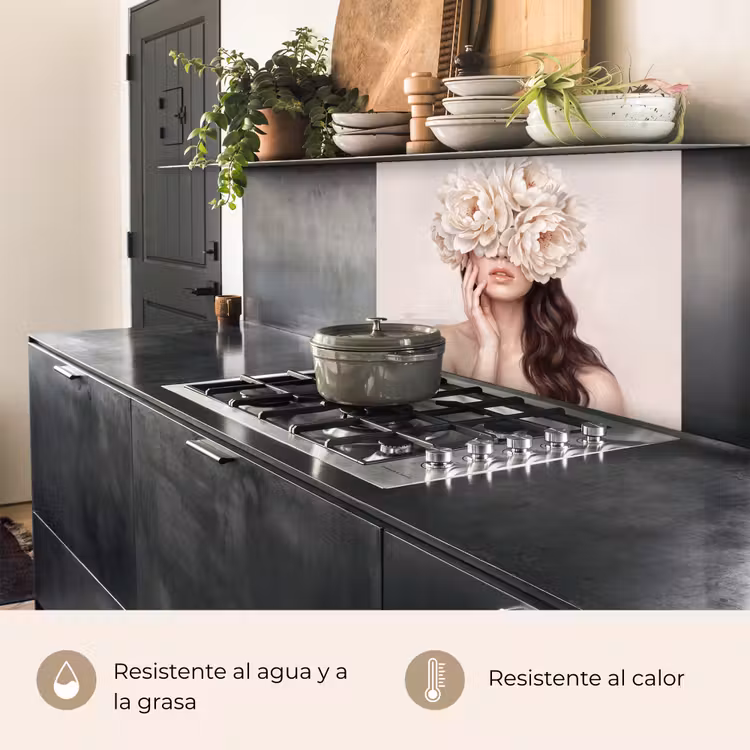 Revestimiento cocina - Rostro - Peonía - Crema — 4