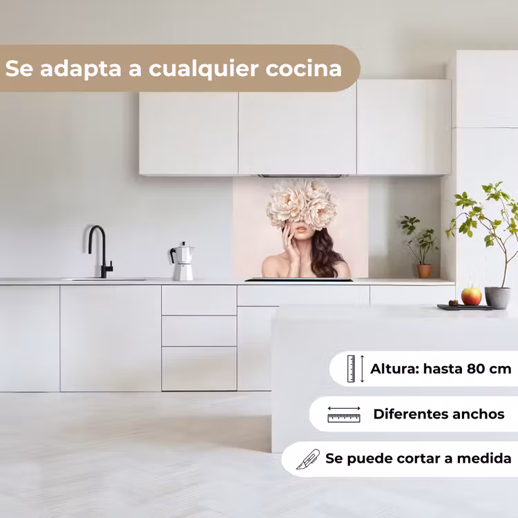 Revestimiento cocina - Rostro - Peonía - Crema — 6