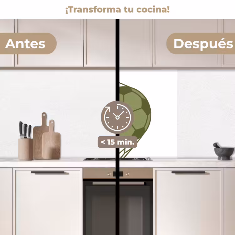 Revestimiento cocina - Fútbol - Portería - Deporte - Verde — 2