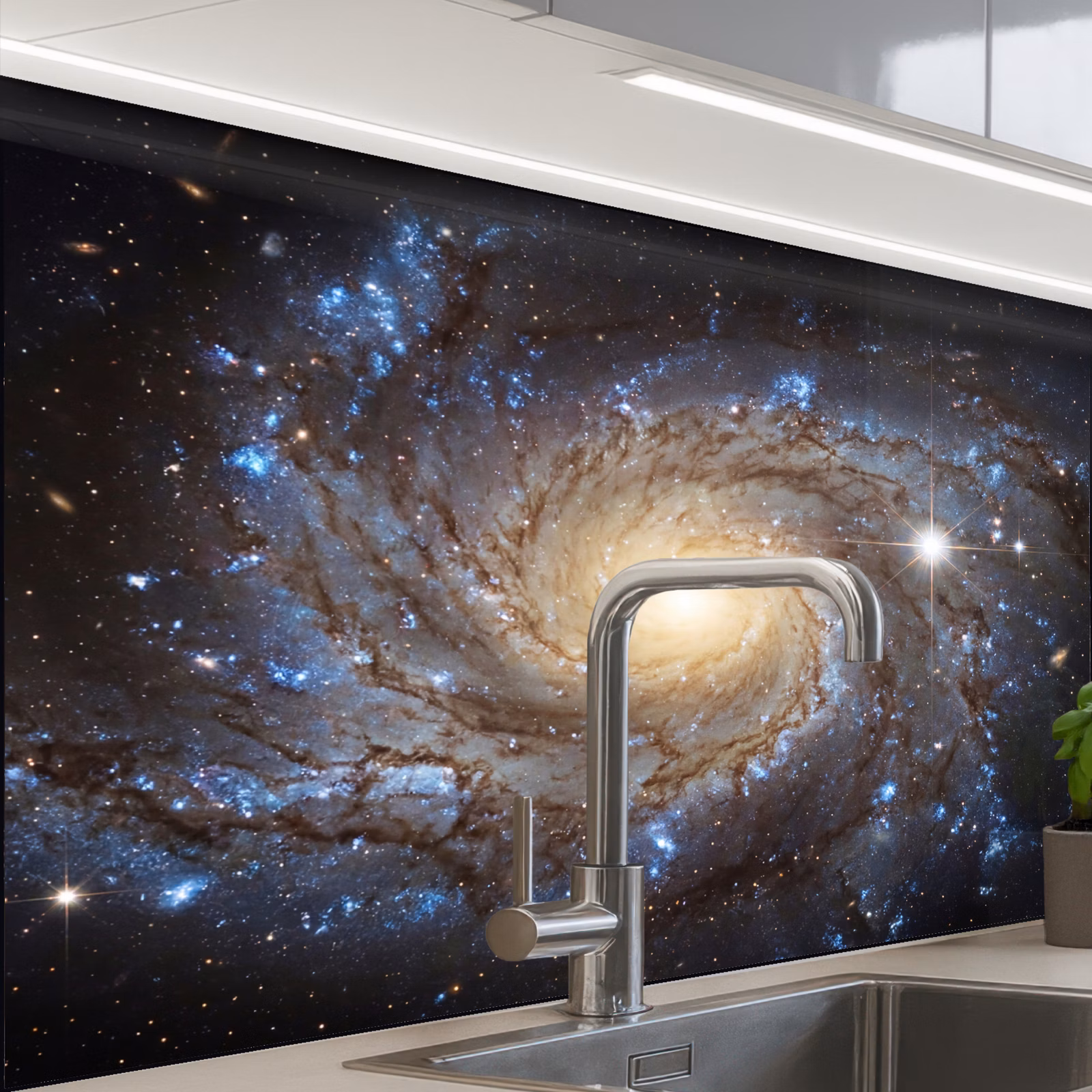 Revestimiento cocina - Cosmos - Galaxia - Oscuridad — 1
