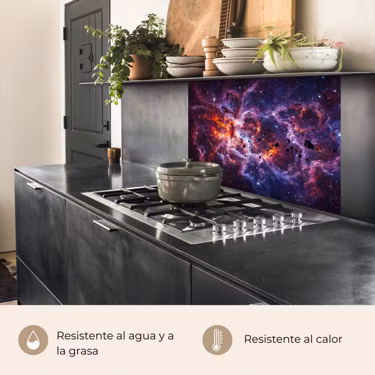 Revestimiento cocina - Espacio - Estrellas - Abstracto - Colorido — 4