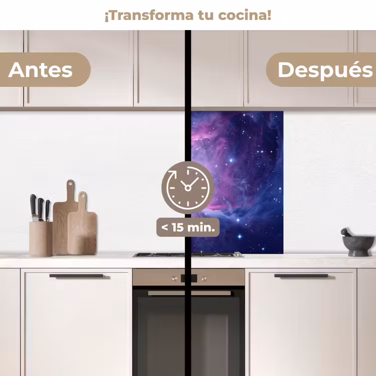 Revestimiento cocina - Espacio - Estrellas - Colorido — 2